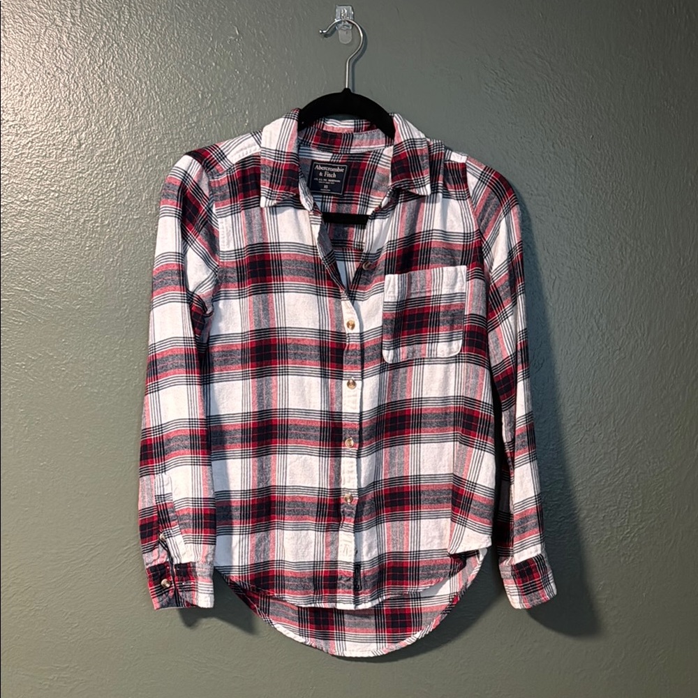 Abercrombie and Fitch XS Plaid Button-Up Shirt
